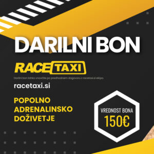 Darilni bon RaceTaxi 150€ Raceland